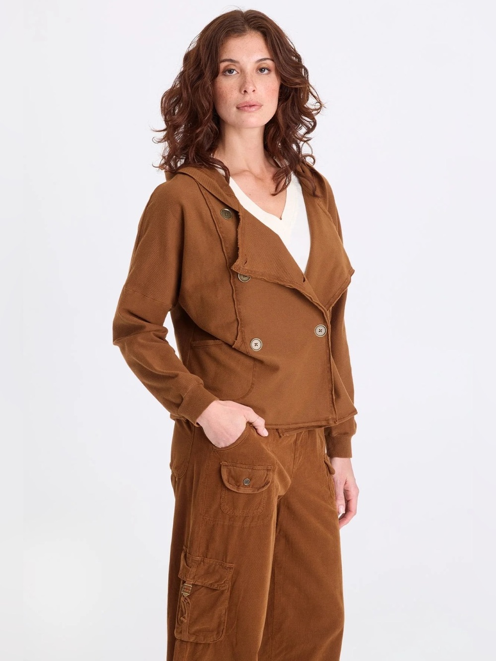 XCVI
CORBETT TWILL KNIT UTILITY JACKET